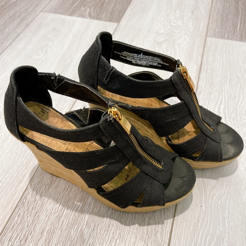 Target Merona black wedges